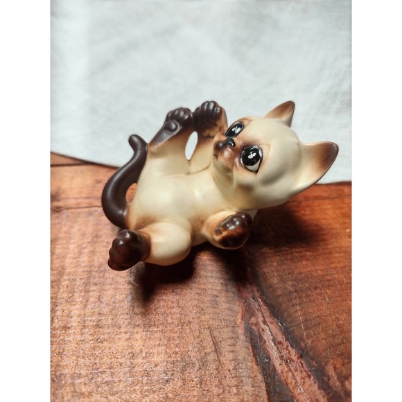 Siamese Cat Figurine,Vintage Japan Cat - Picture 6 of 6